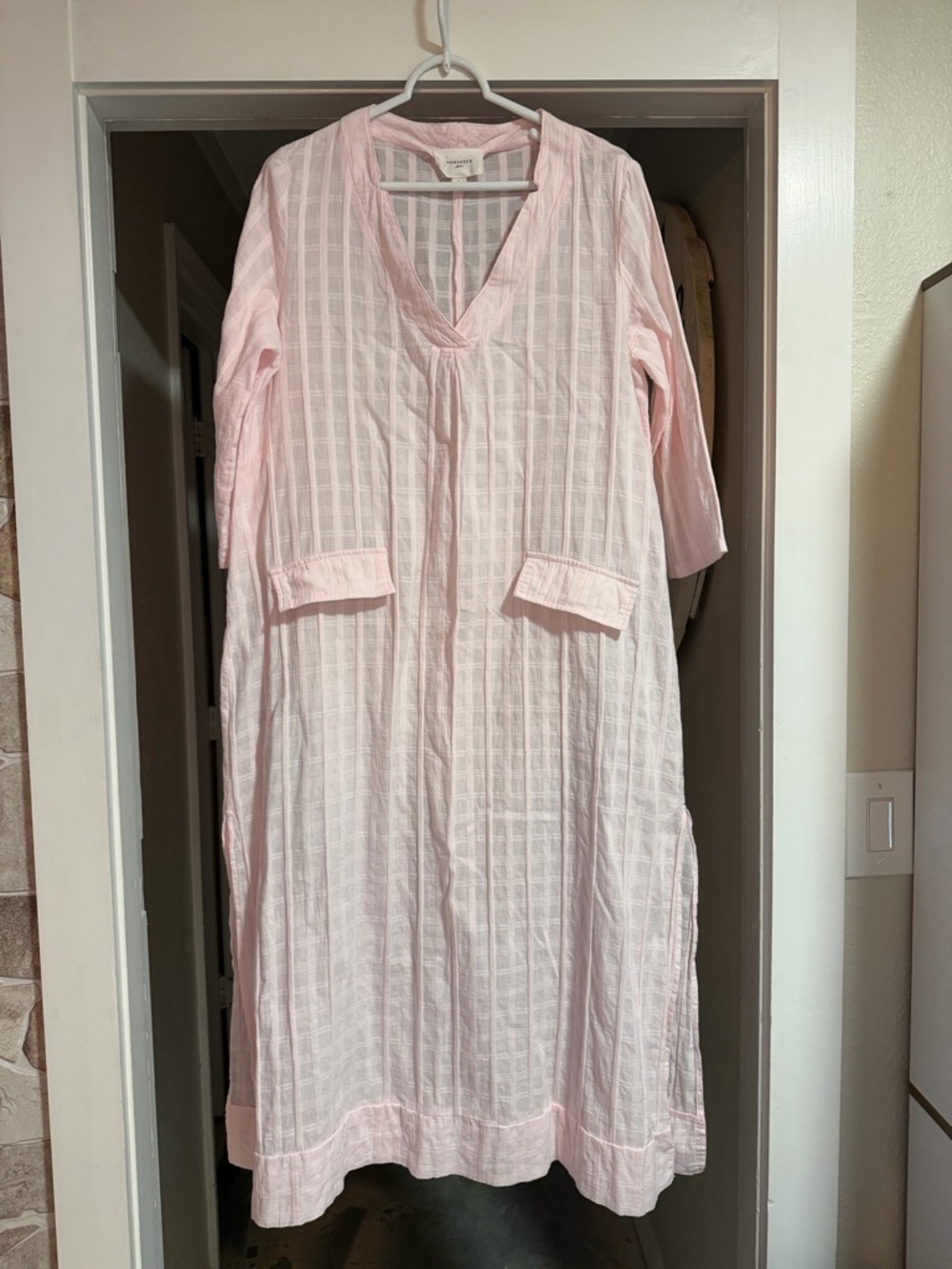 Pomander Place Pale Pink Cotton dress